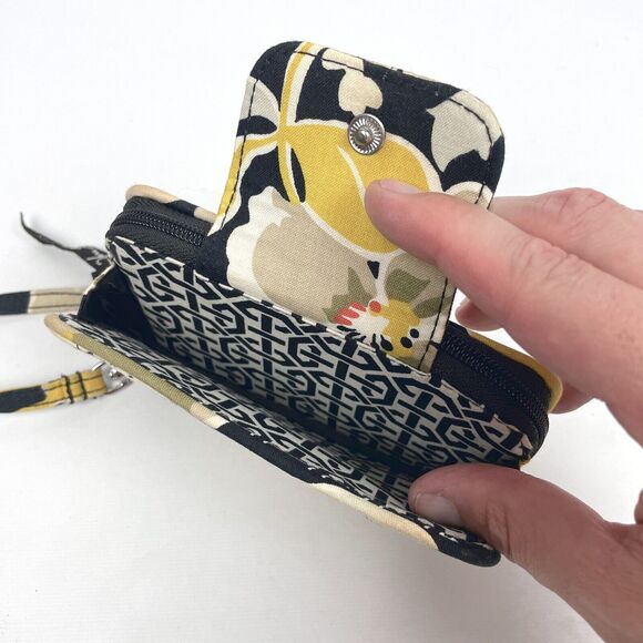 Vera Bradley Hipster Mailbag Crossbody Bag Purse & Zip Around Wallet DOGWOOD - Picture 13 of 16